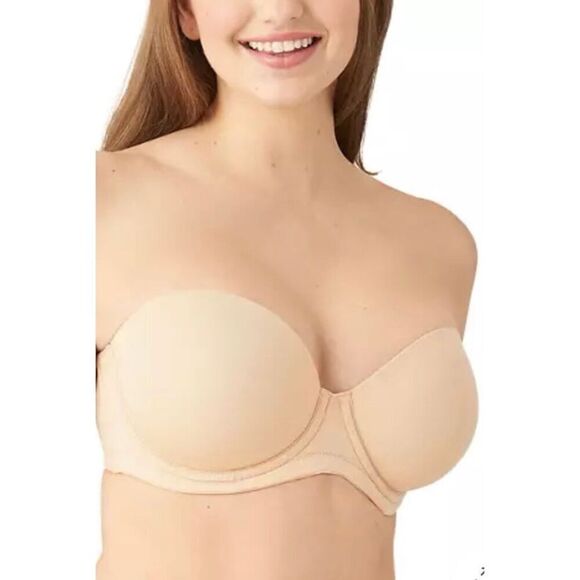 B40 --- Wacoal Red Carpet Strapless Full Busted Underwire Bra - 854119 Size 34DD - Picture 1 of 9